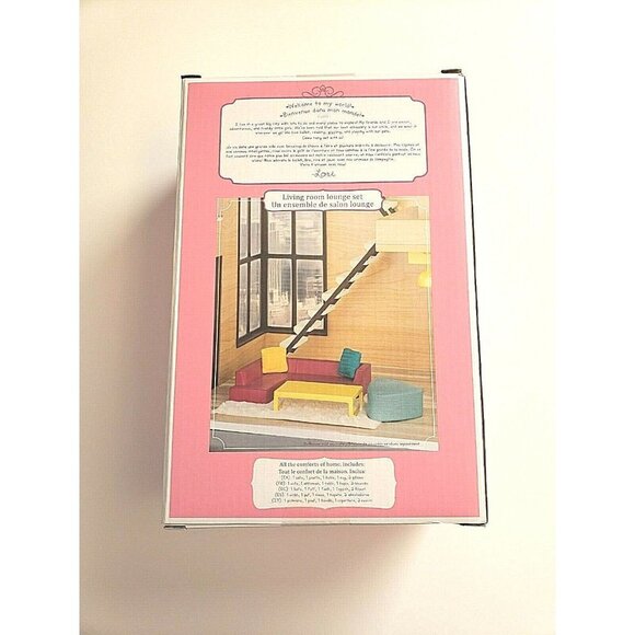 LORI LO37012Z Living Room Lounge Fashion Doll Furniture Set NIB Sealed - Picture 3 of 6